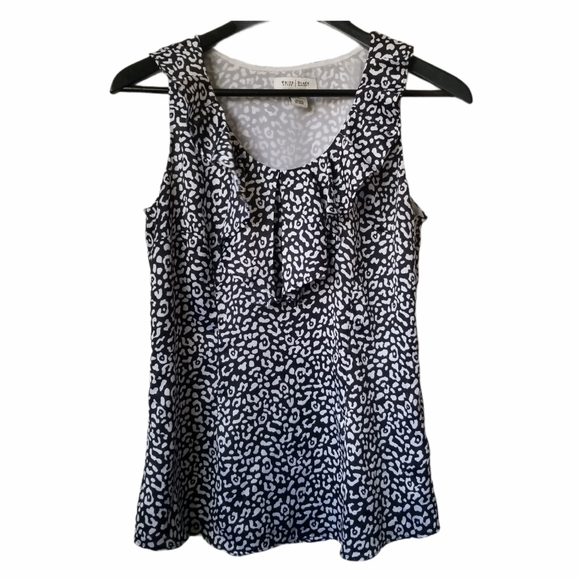 White House Black Market women's animal prints top - Picture 1 of 9